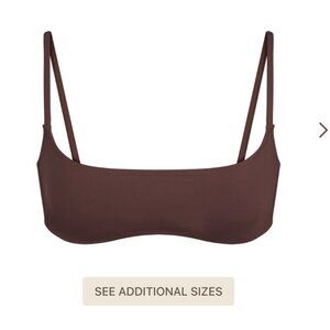 Skims Signature Swim MICRO SCOOP BIKINI TOP